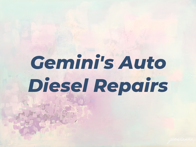 Gemini's Auto and Diesel Repairs