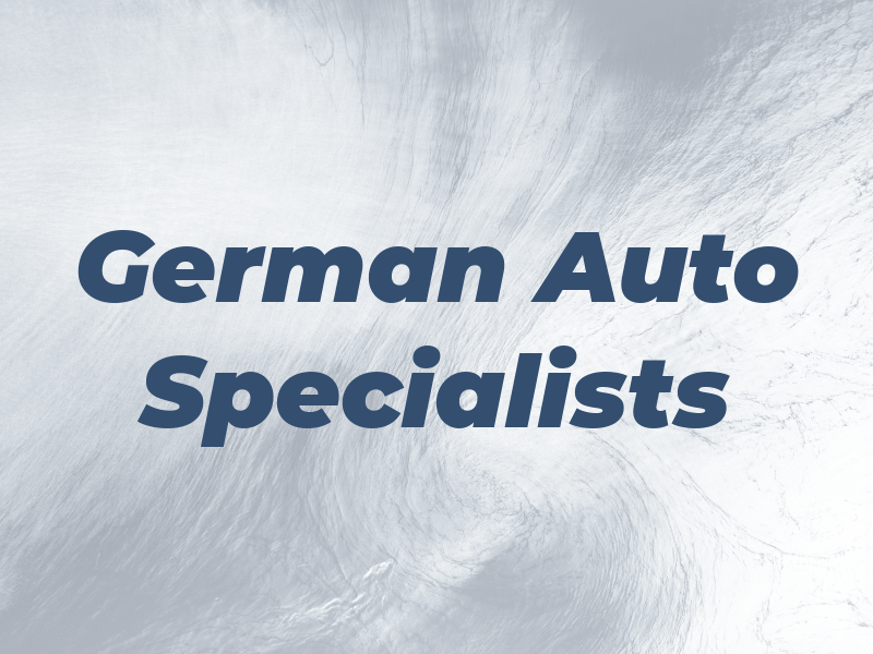 German Auto Specialists