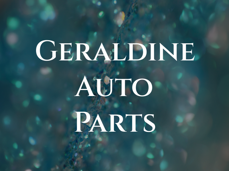 Geraldine Auto Parts