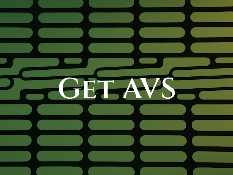 Get AVS