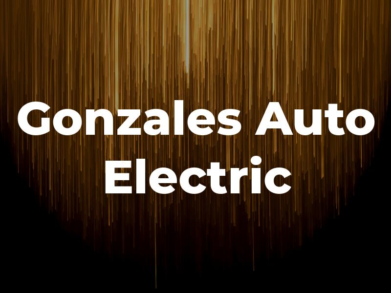 Gonzales Auto Electric