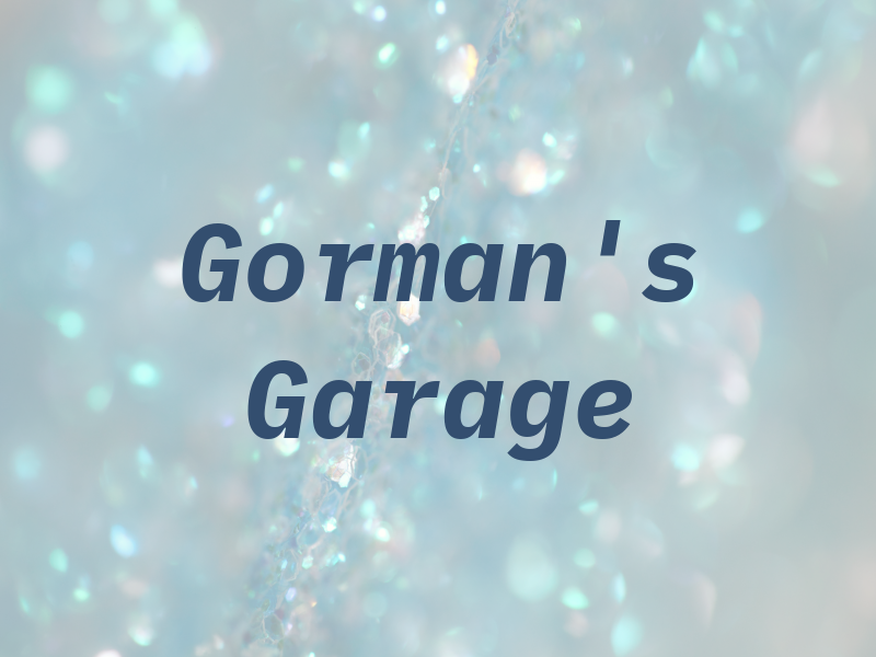 Gorman's Garage