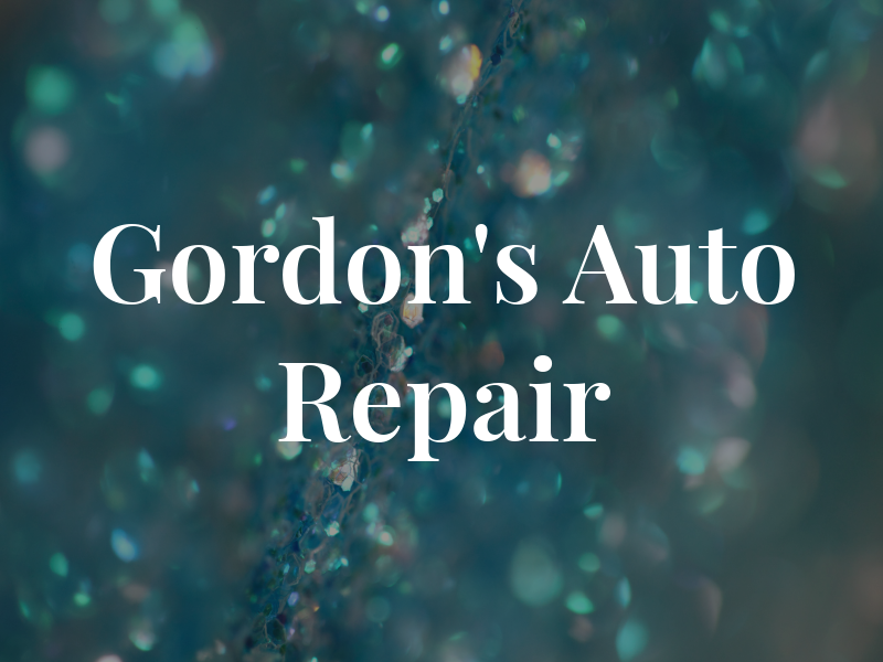 Gordon's Auto Repair