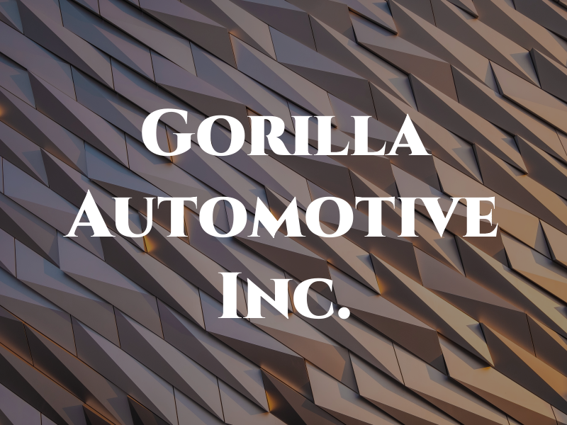 Gorilla Automotive Inc.