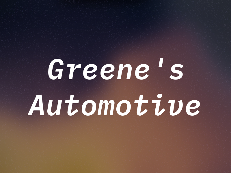 Greene's Automotive