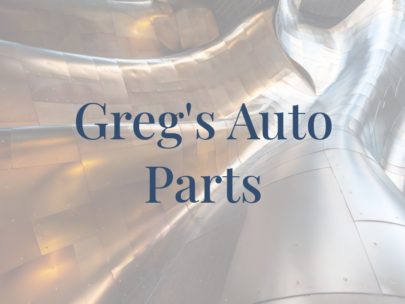 Greg's Auto Parts
