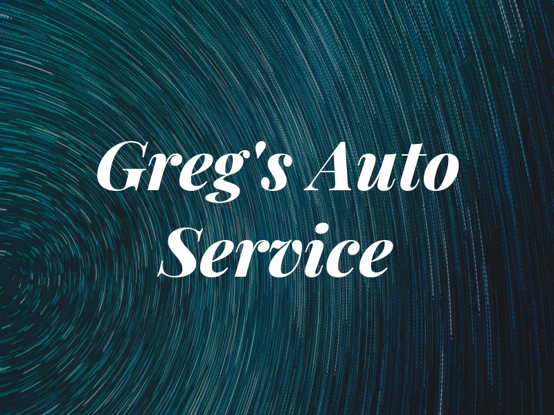 Greg's Auto Service