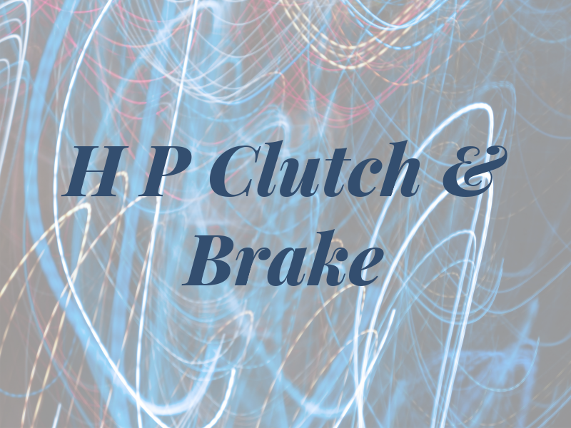 H P Clutch & Brake