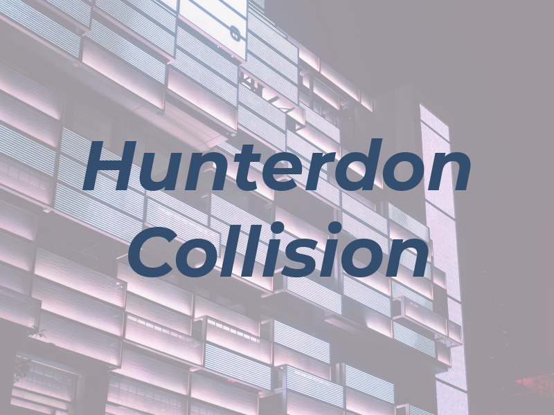 Hunterdon Collision