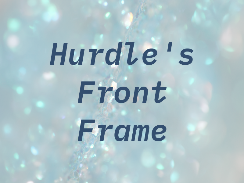 Hurdle's Front End & Frame