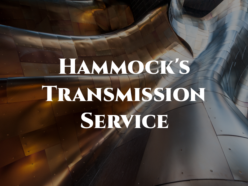 Hammock's Transmission Service