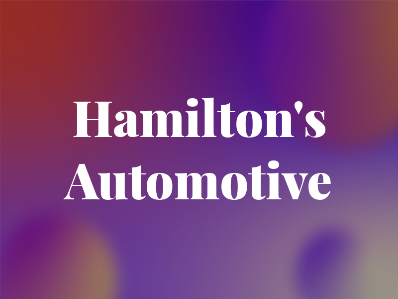 Hamilton's Automotive