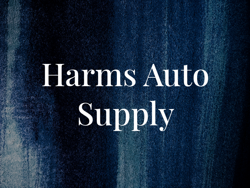 Harms Auto Supply