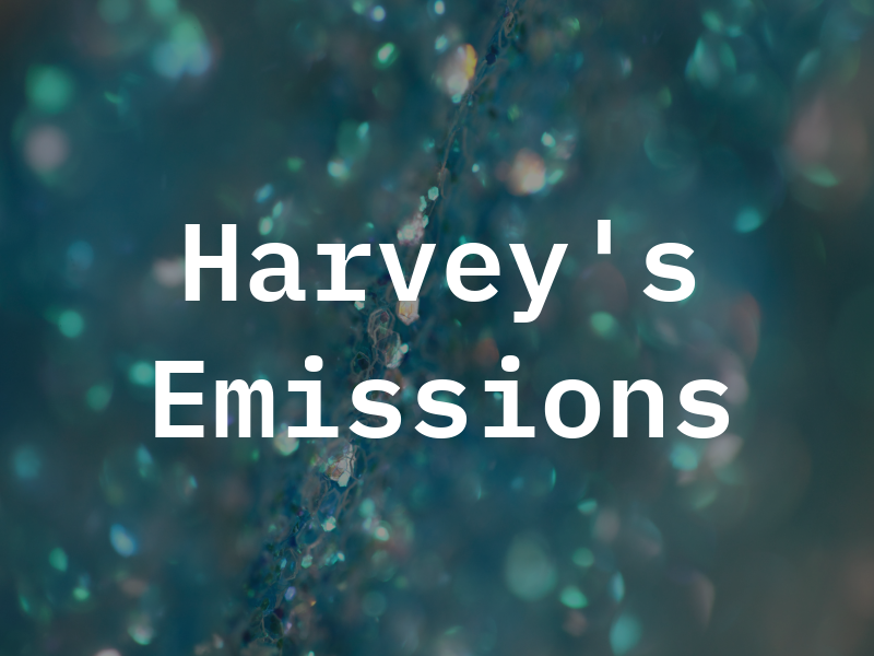 Harvey's Emissions