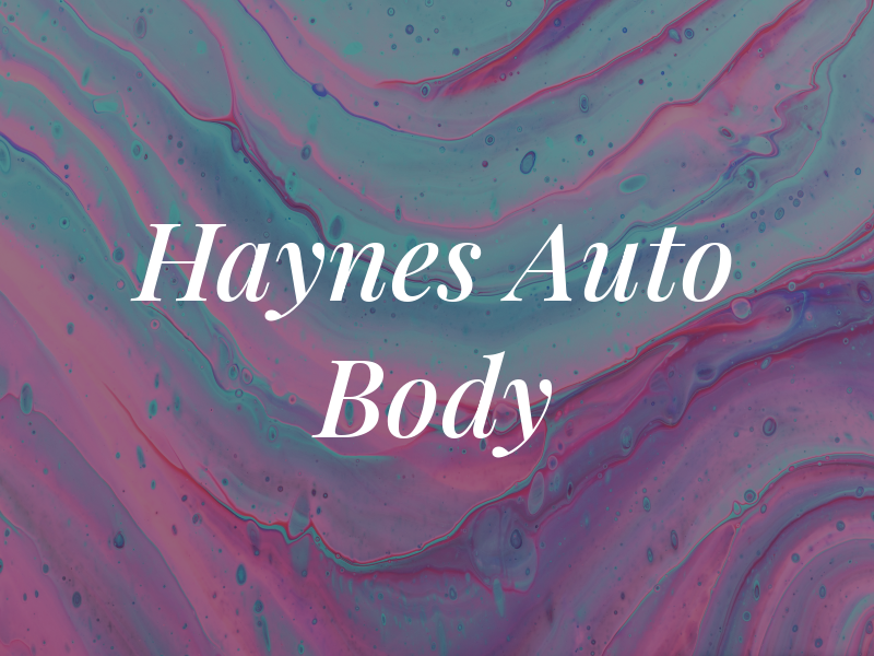 Haynes Auto Body
