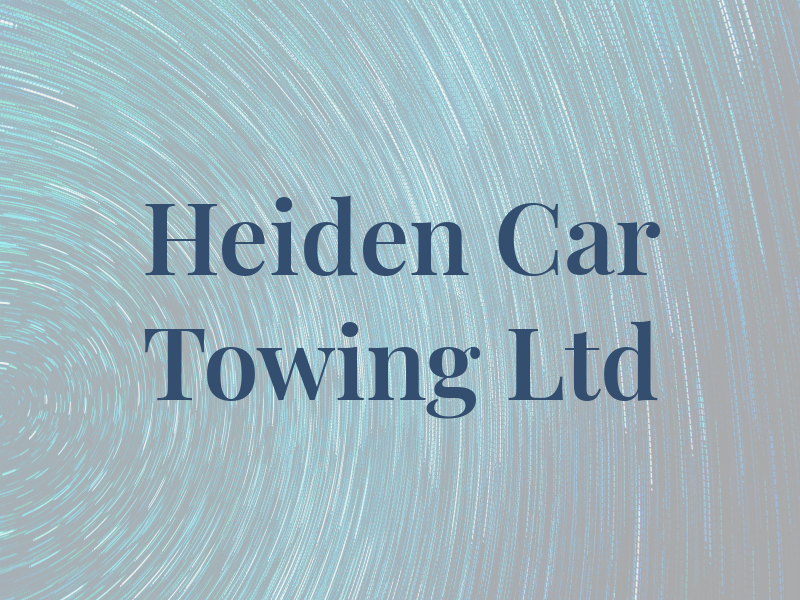Heiden Car Towing Ltd