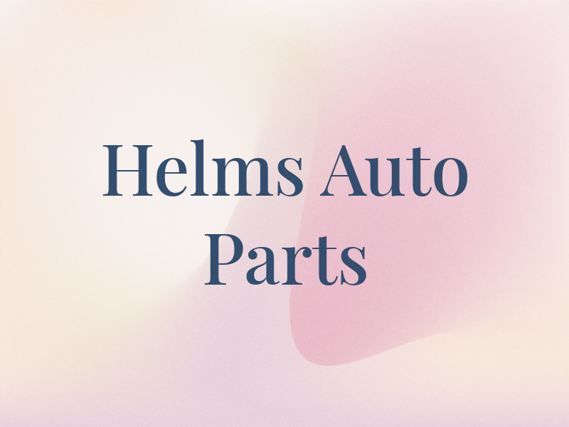 Helms Auto Parts