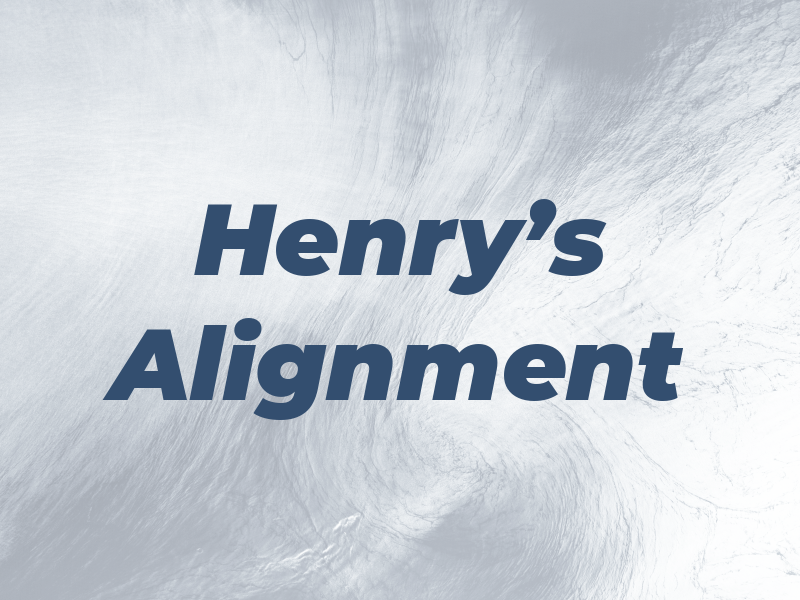 Henry's Alignment