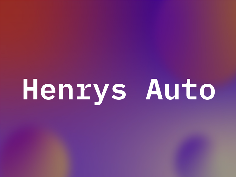 Henrys Auto