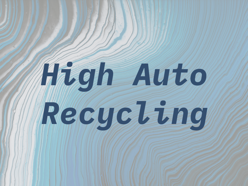 High Bid Auto Recycling
