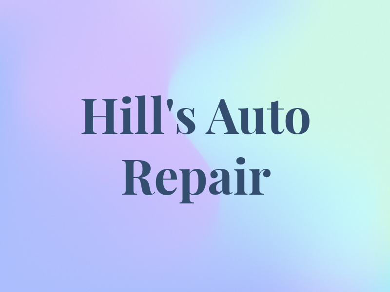 Hill's Auto Repair