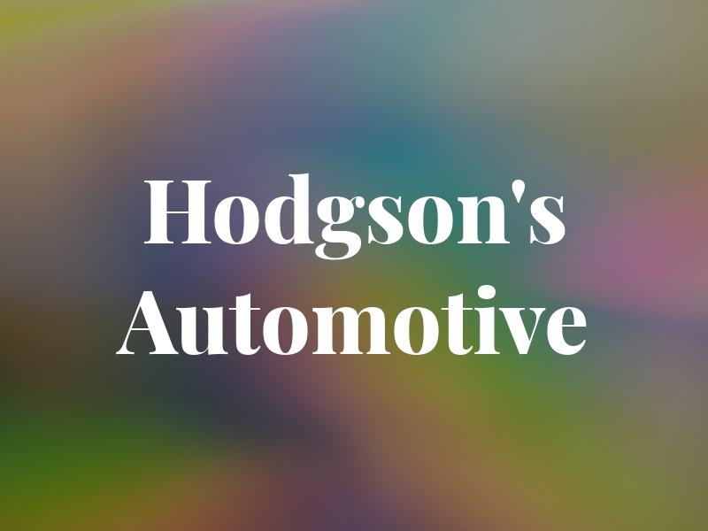 Hodgson's Automotive