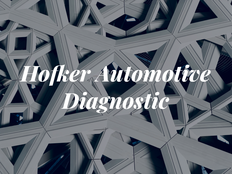 Hofker Automotive Diagnostic