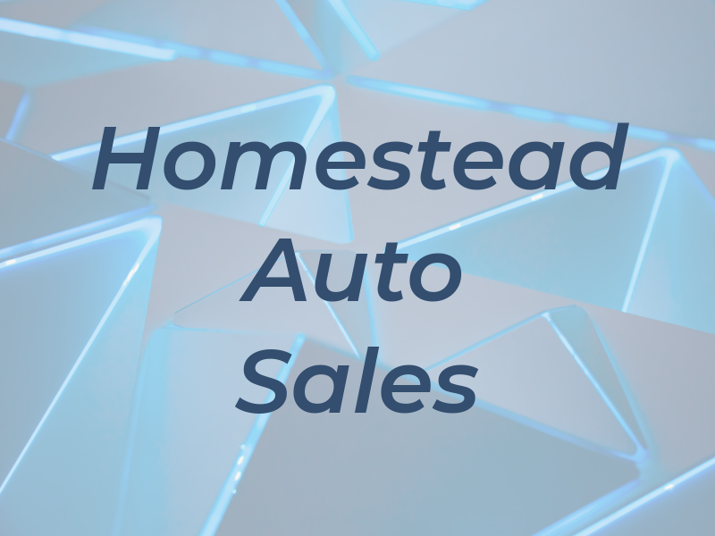 Homestead Auto Sales