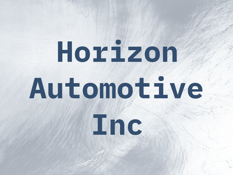 Horizon Automotive Inc