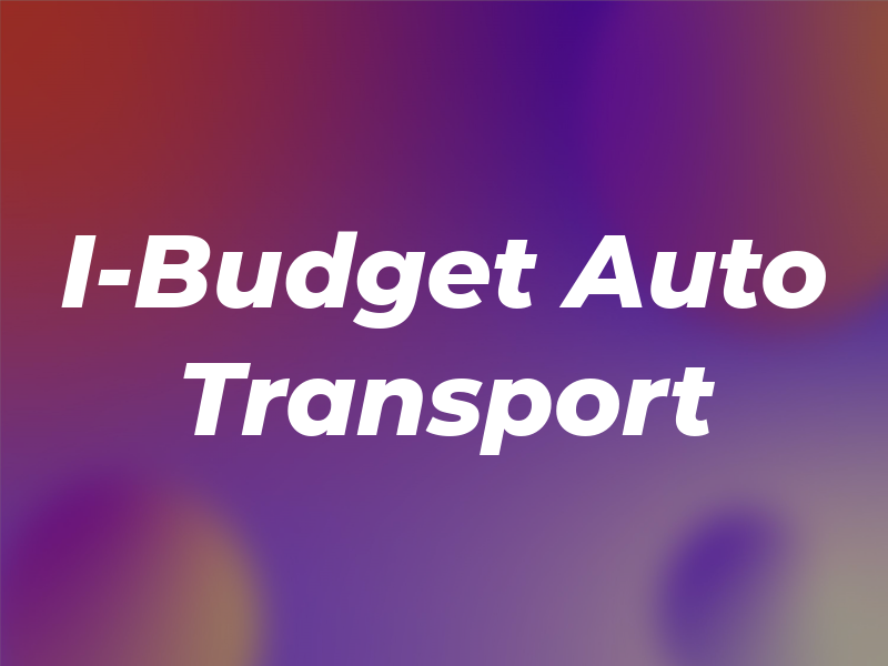 I-Budget Auto Transport