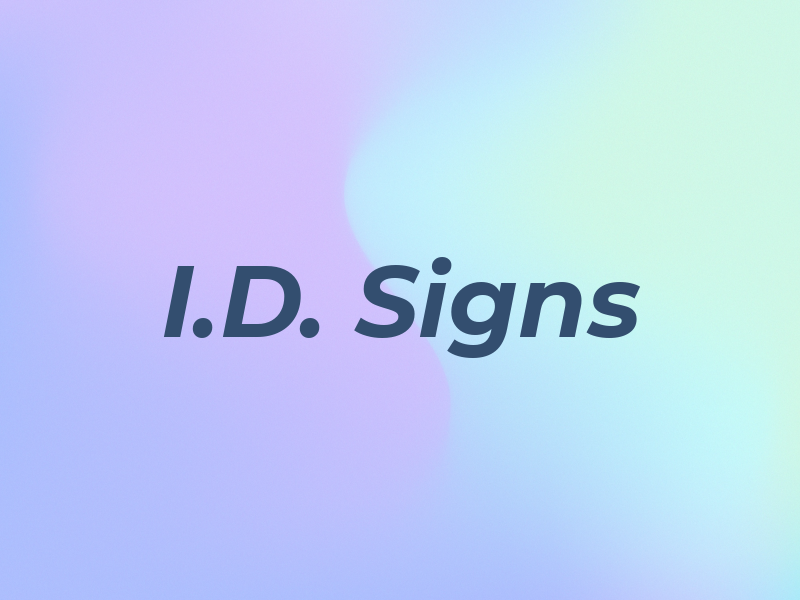 I.D. Signs