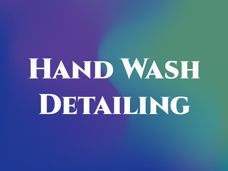 In and Out Hand Car Wash & Detailing