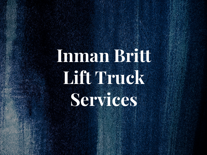Inman & Britt Lift Truck Services