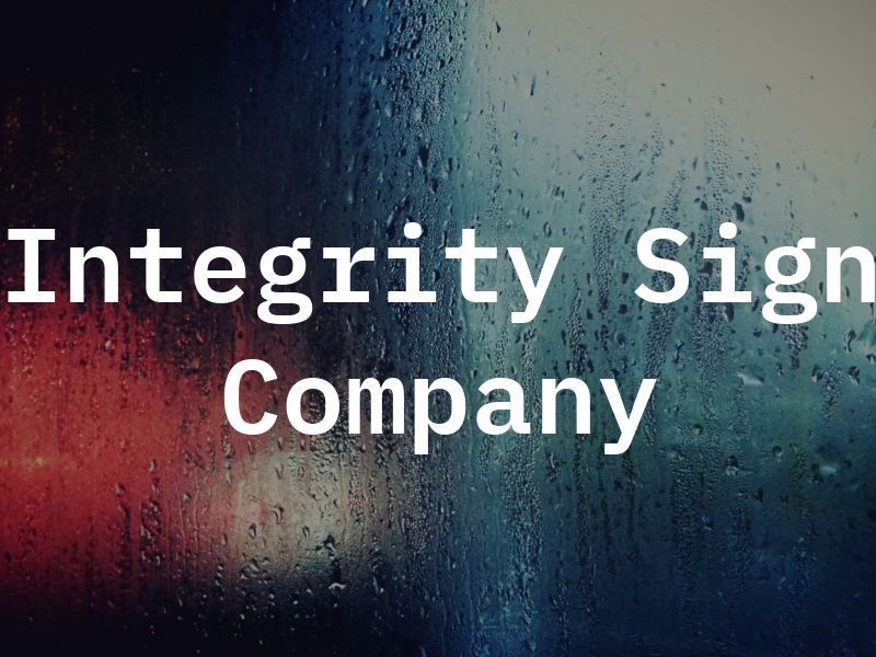 Integrity Sign Company