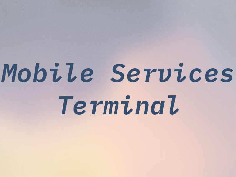 J & J Mobile Services Terminal