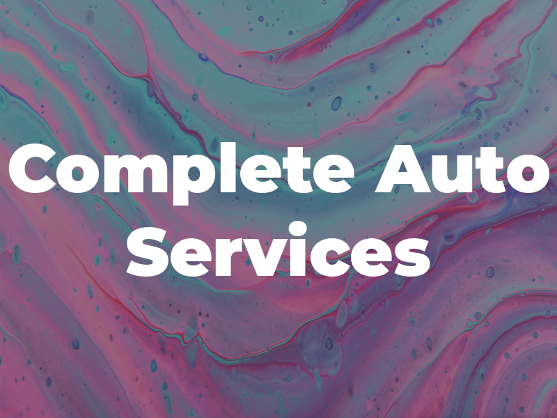 J & K Complete Auto Services