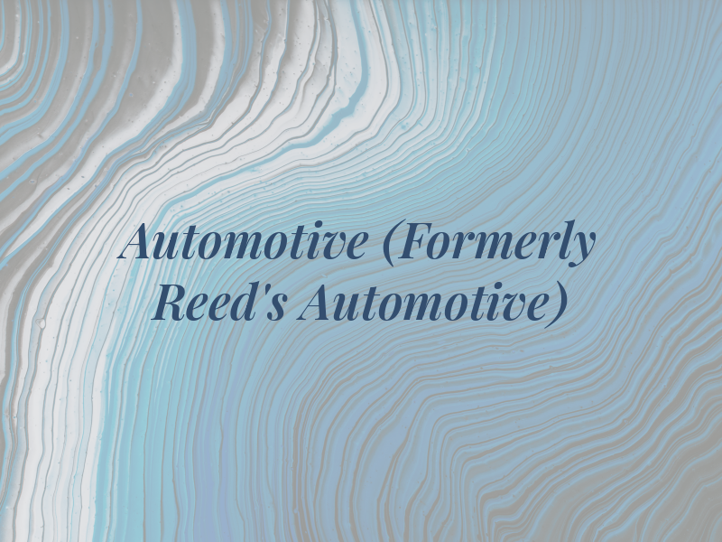 J & L Automotive (Formerly Reed's Automotive)