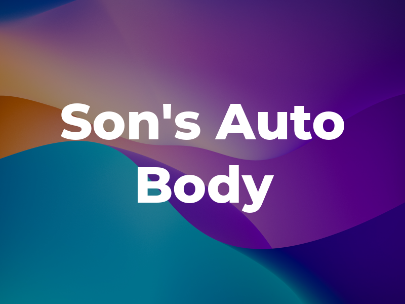 J & Son's Auto Body