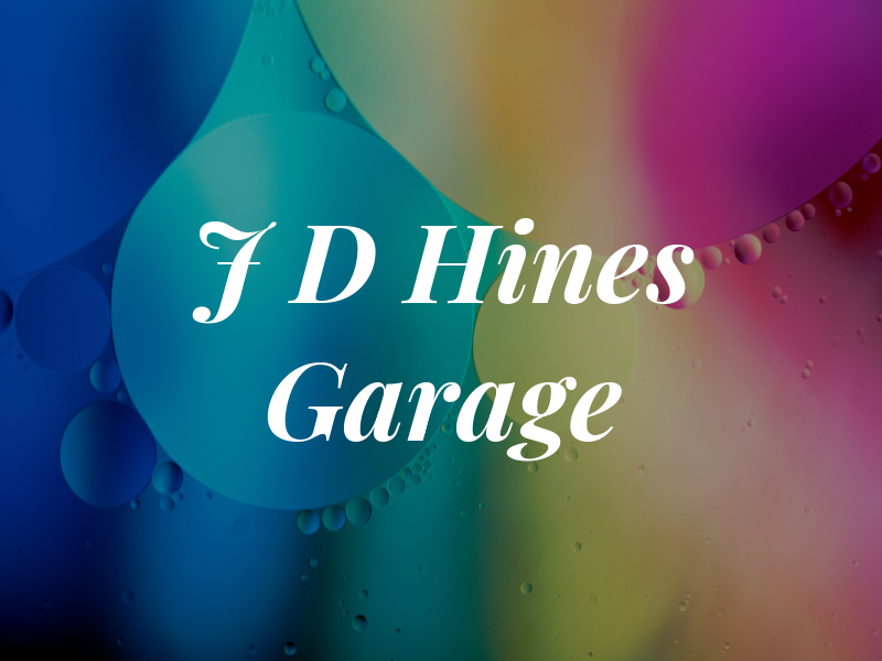 J D Hines Garage