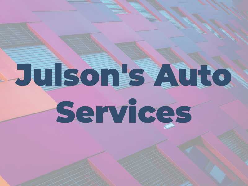 Julson's Auto Services