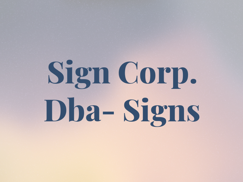 JEM Sign Corp. Dba- Tee Pee Signs
