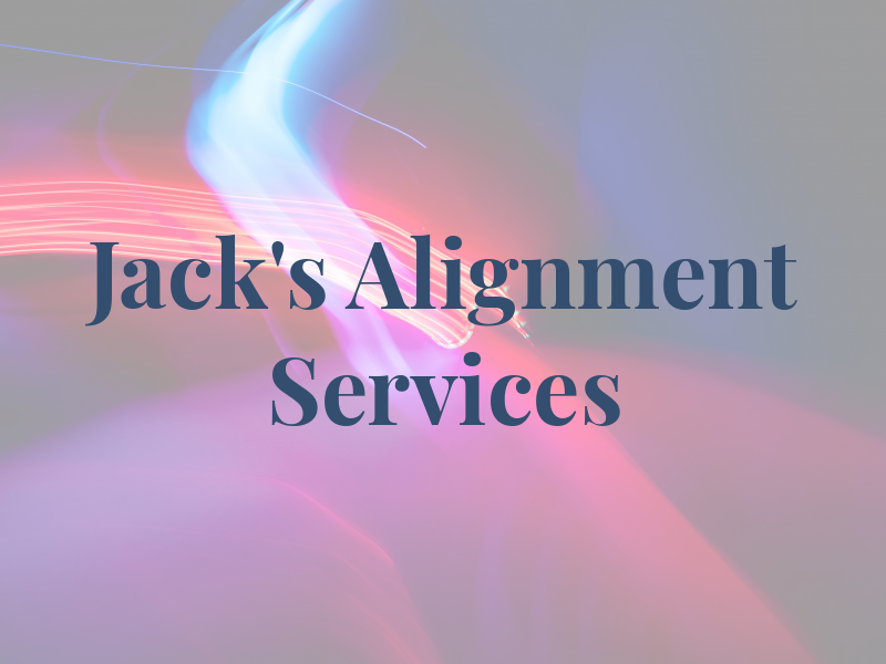 Jack's Alignment Services Inc