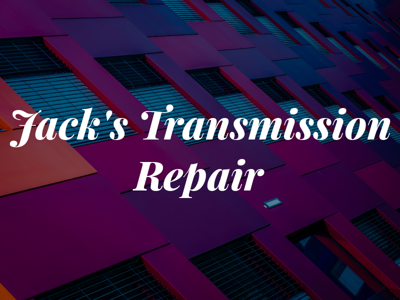 Jack's Transmission Repair