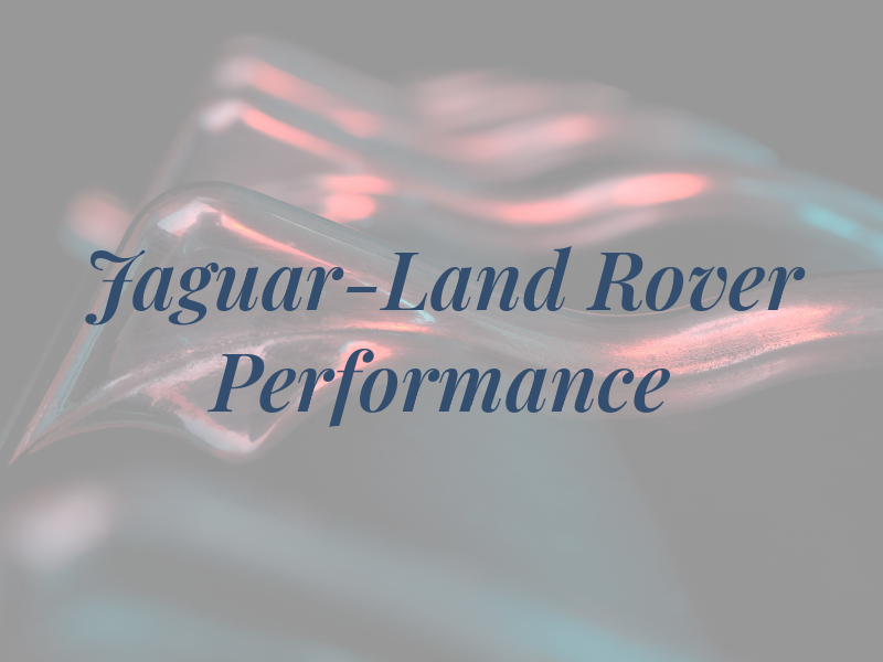 Jaguar-Land Rover Performance Ltd