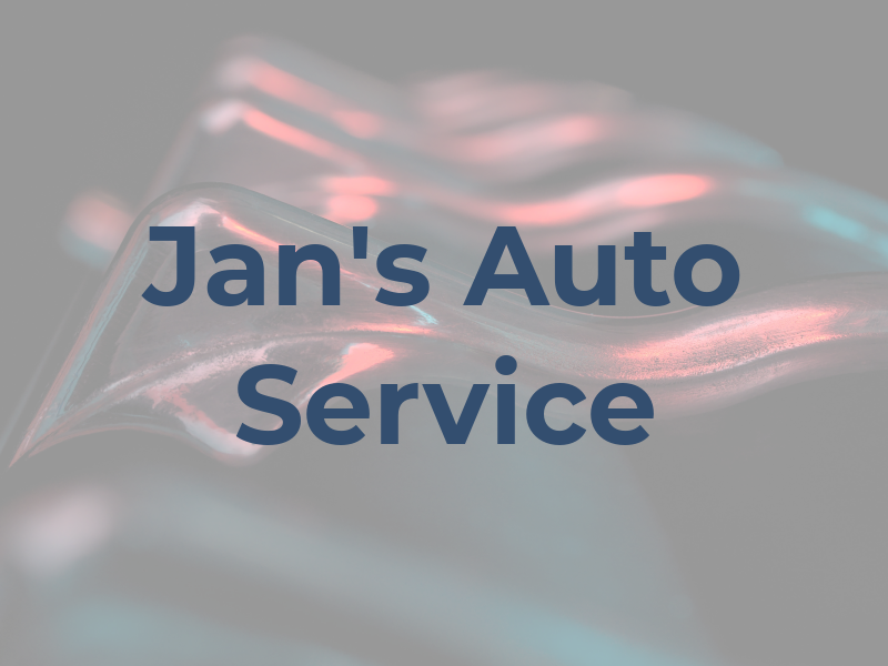 Jan's Auto Service