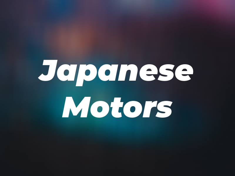 Japanese Motors