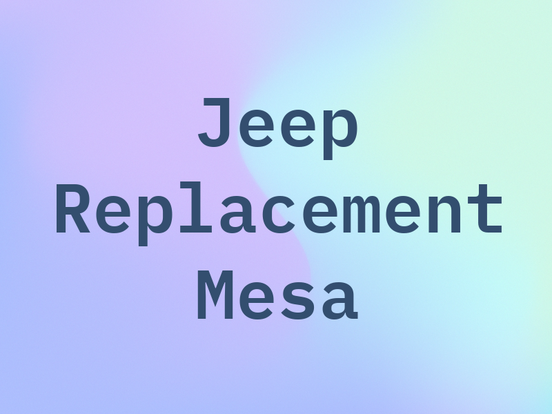 Jeep Key Replacement Mesa