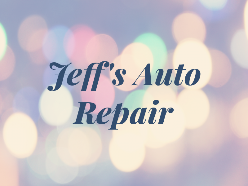 Jeff's Auto Repair