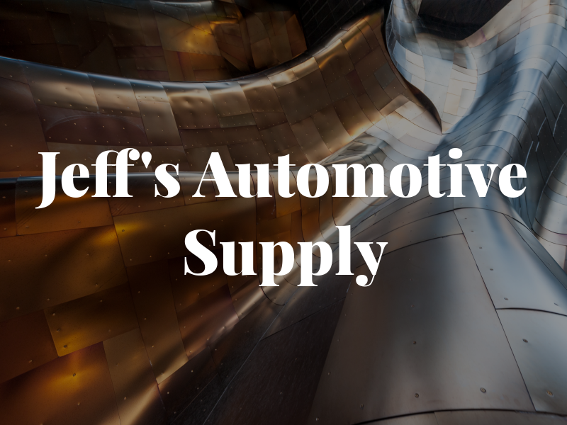 Jeff's Automotive Supply