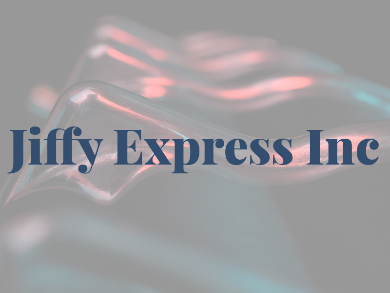 Jiffy Express Inc